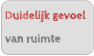 Duidelijk gevoel  van ruimte